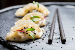 Ravioli di verdure al vapore