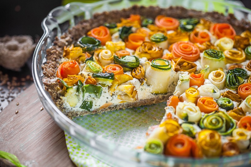 Torta di rose salata
