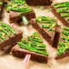 alberelli di Natale di brownies