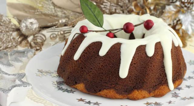 Ciambellone bicolore di Natale: la ricetta per torte natalizie buonissime!
