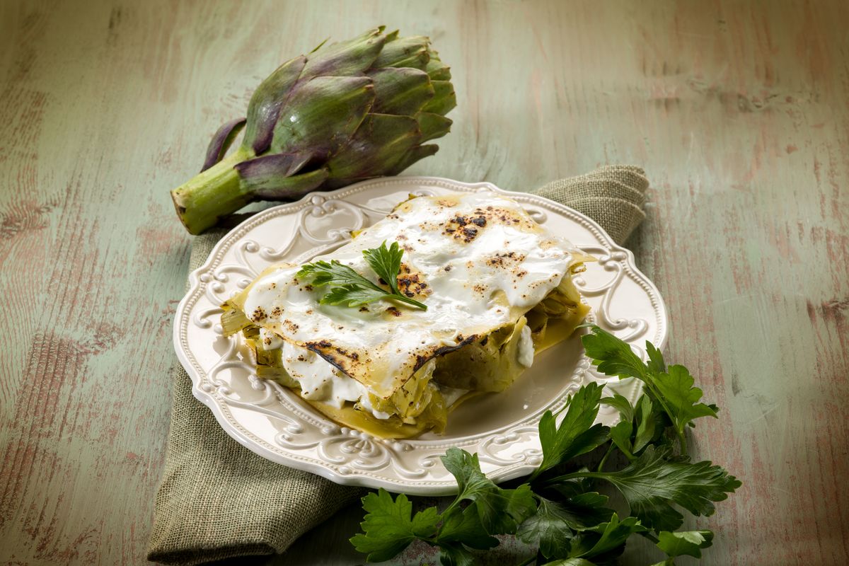 Lasagne ai carciofi