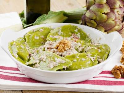 Ravioli con carciofi e ricotta: la bontà della pasta fatta in casa!