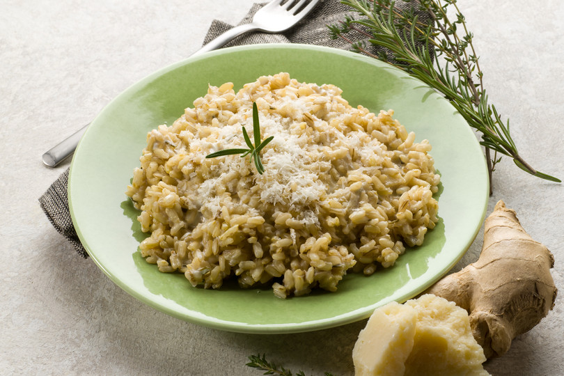 Risotto allo zenzero