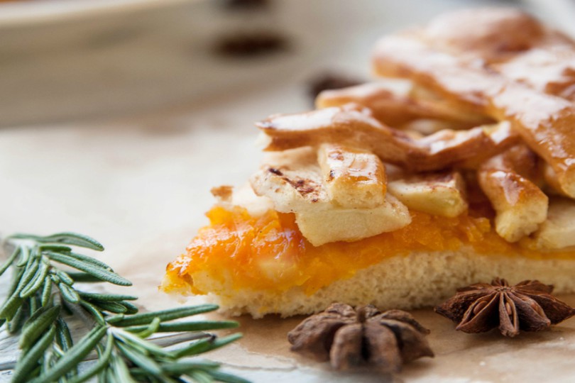 Crostata morbida all arancia