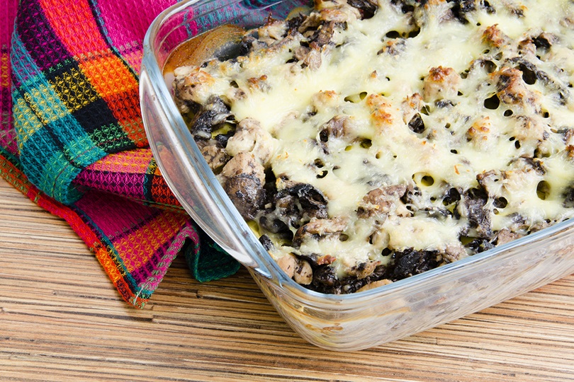 Lasagne con spinaci e salsiccia