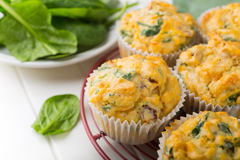 Muffin spinaci e feta