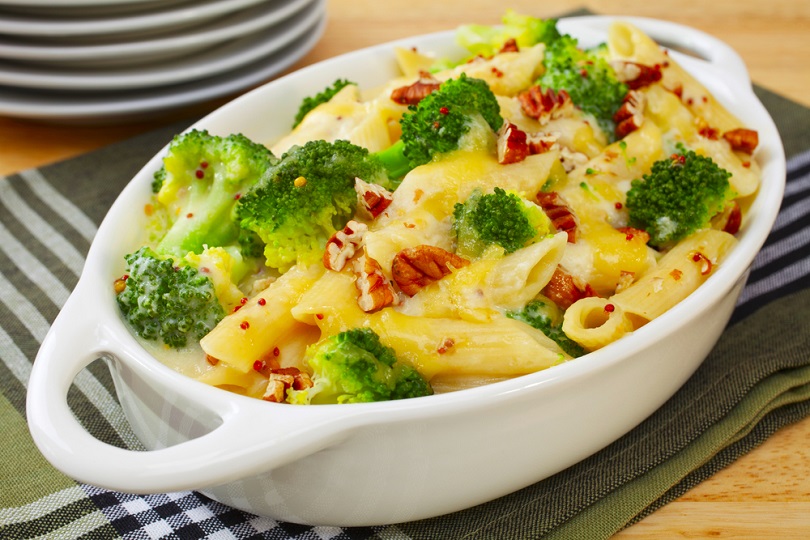 Pasta con broccoli gratinata
