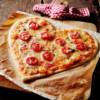 Pizza a forma di cuore