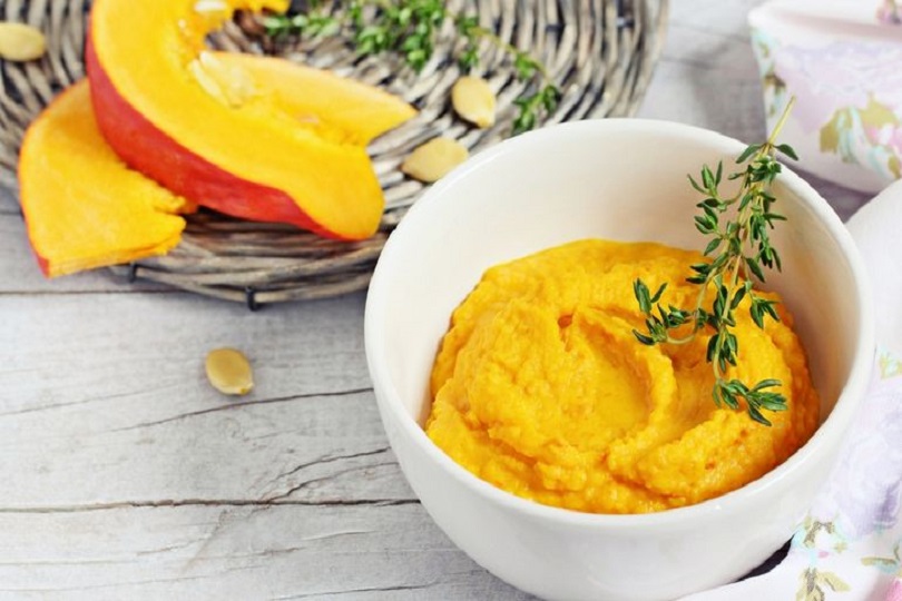 Purè di zucca e carote