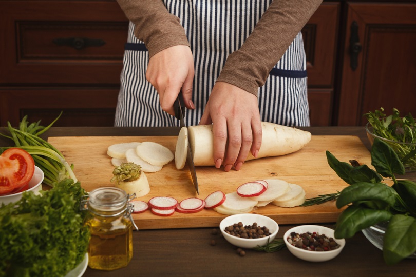 Daikon crudo