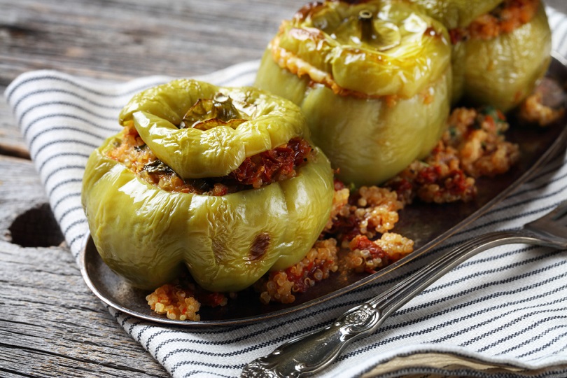 Peperoni verdi ripieni