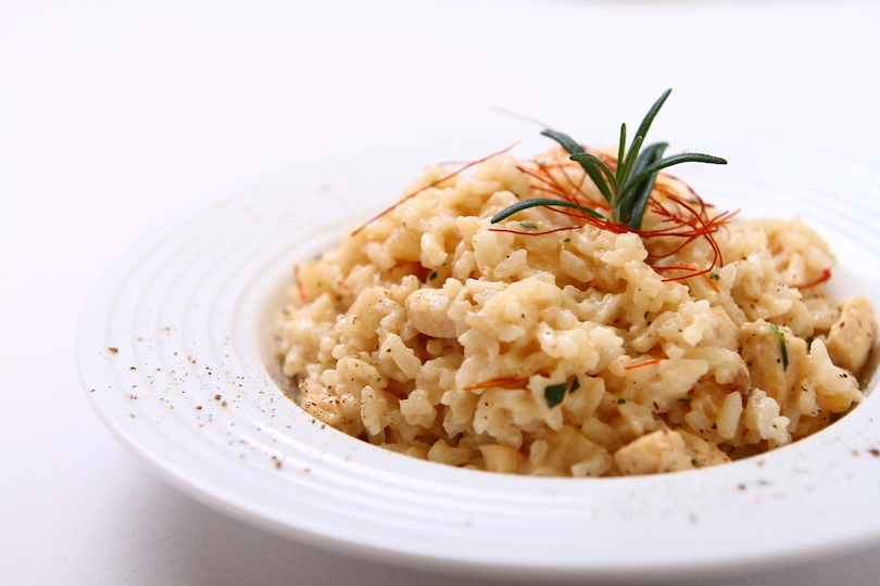 Risotto aglio, olio e peperoncino