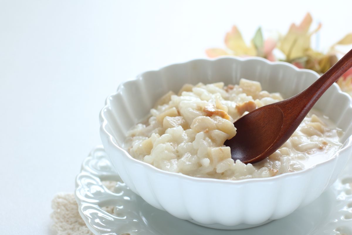 Risotto con topinambur