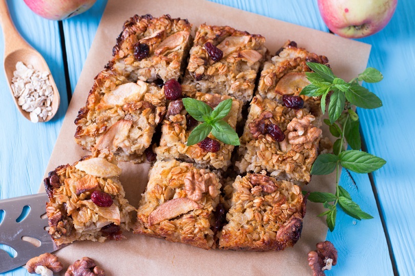 Torta con farina di avena