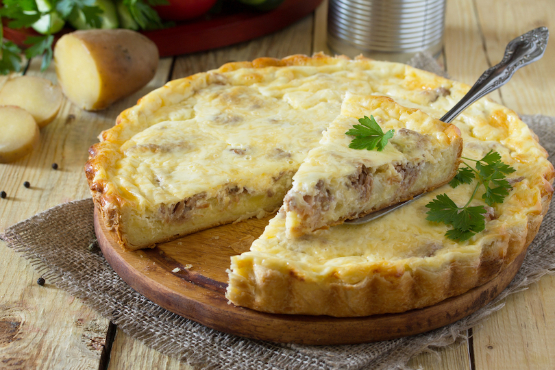torta salata con patate