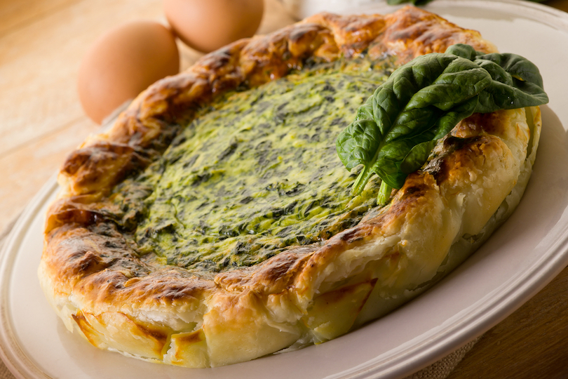torta salata agli spinaci