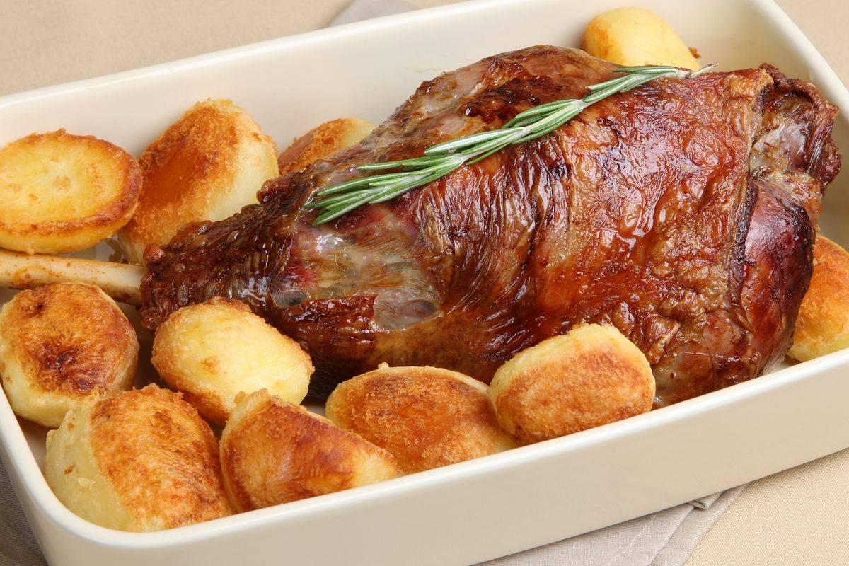 Leg Of Lamb Baked