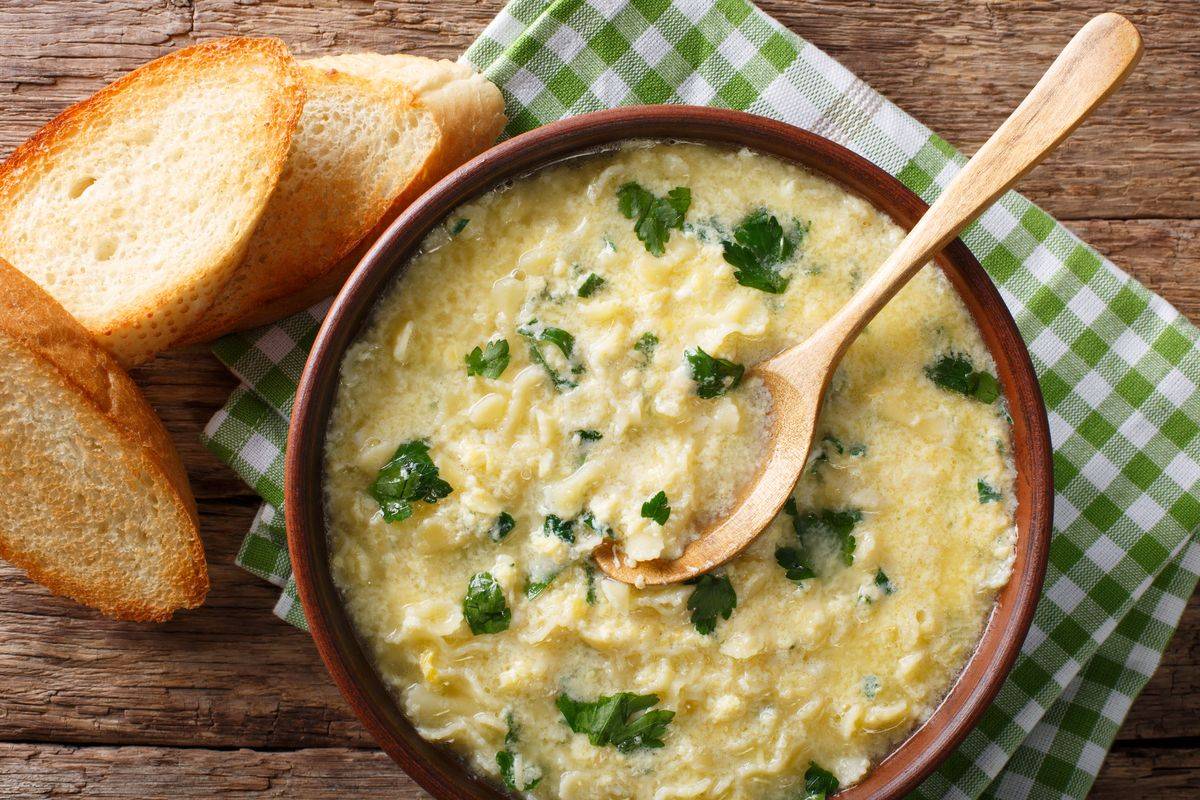 Minestra stracciatella in brodo