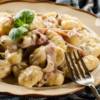 gnocchi gorgonzola e speck