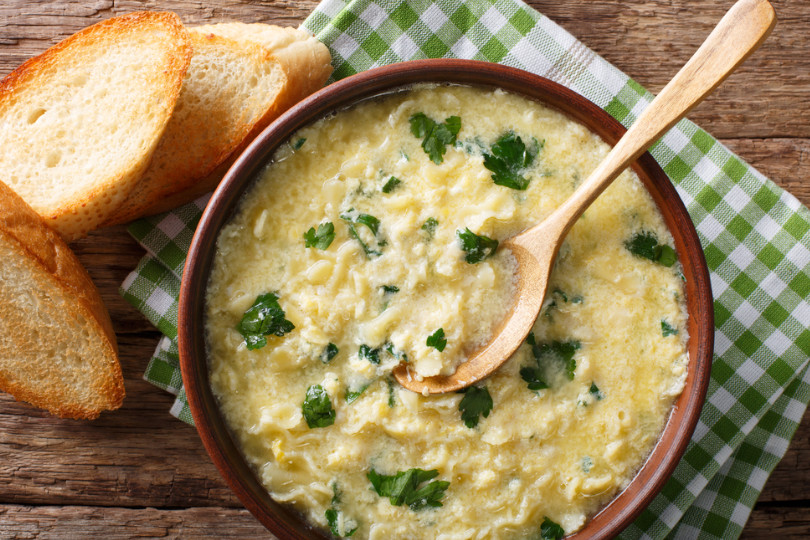 Minestra stracciatella in brodo