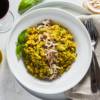 Delizioso risotto alla curcuma e zucchine