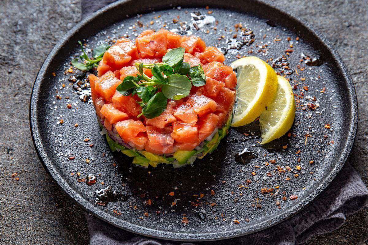 tartare salmone e avocado