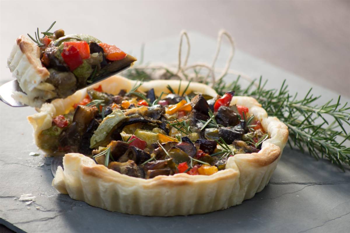 torta salata vegana