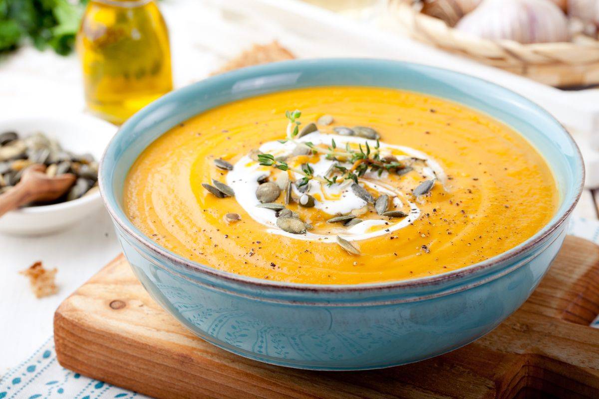 Pumpkin cream soup