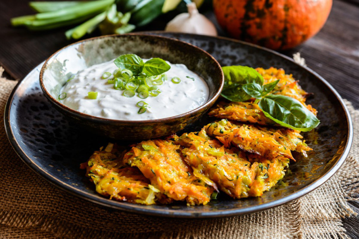 Frittelle di zucchine e carote