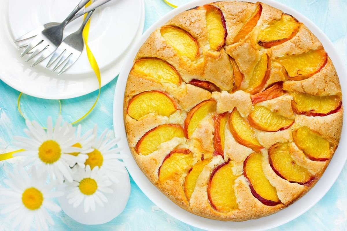 Gluten-free peach pie