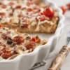 Torta salata con salsiccia e pomodorini
