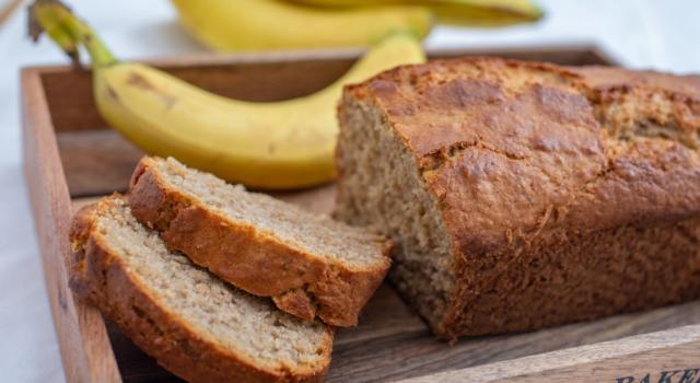 Banana bread senza glutine: delizioso per la merenda