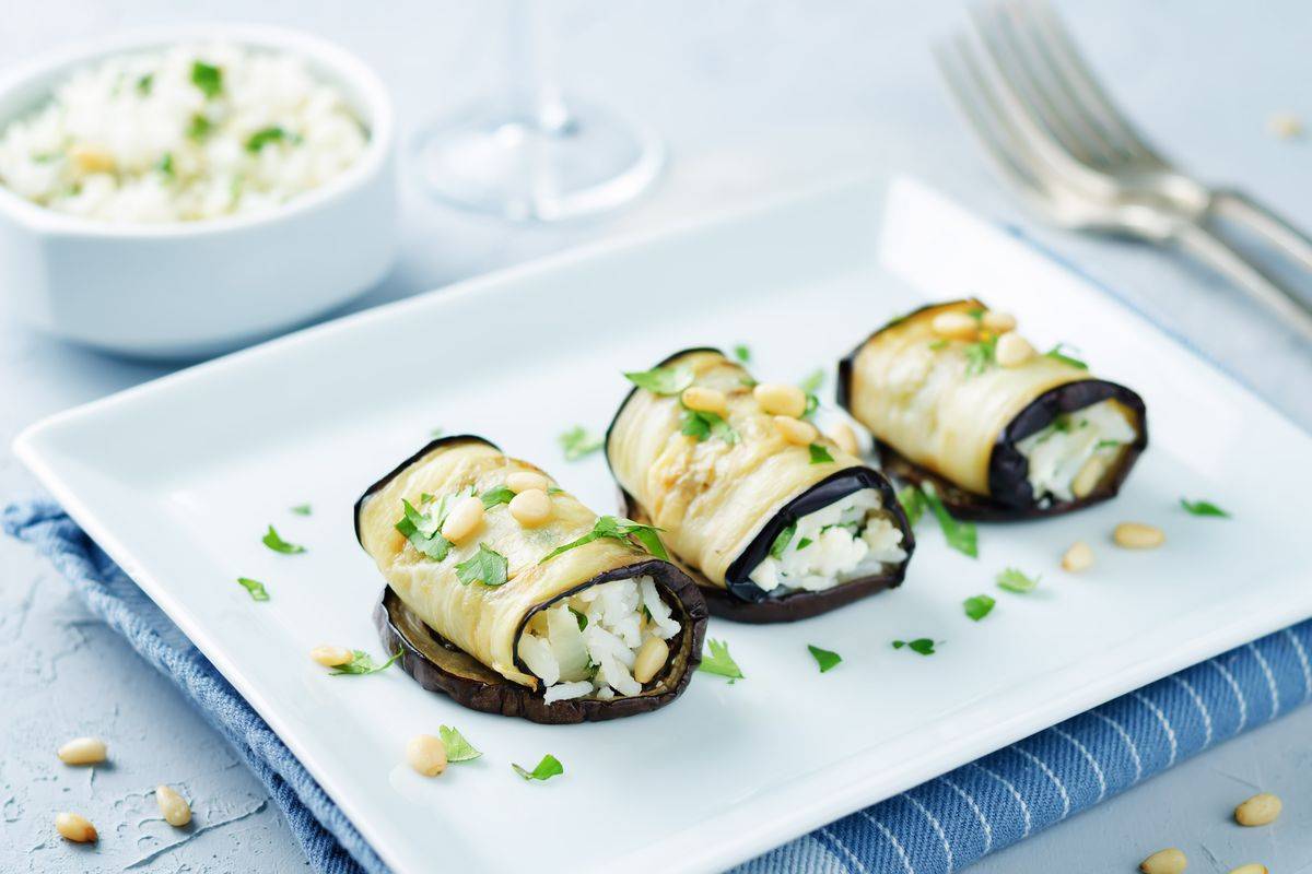 Eggplant rolls