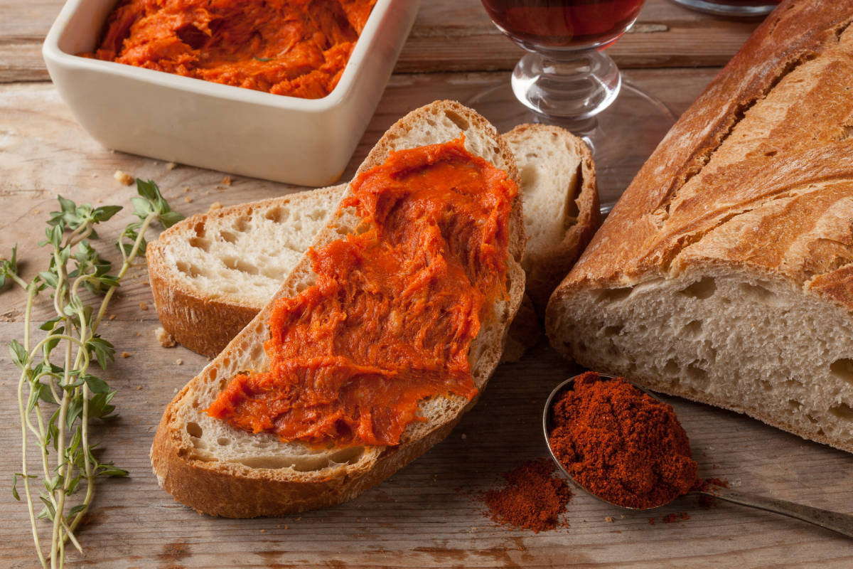 Bread and nduja