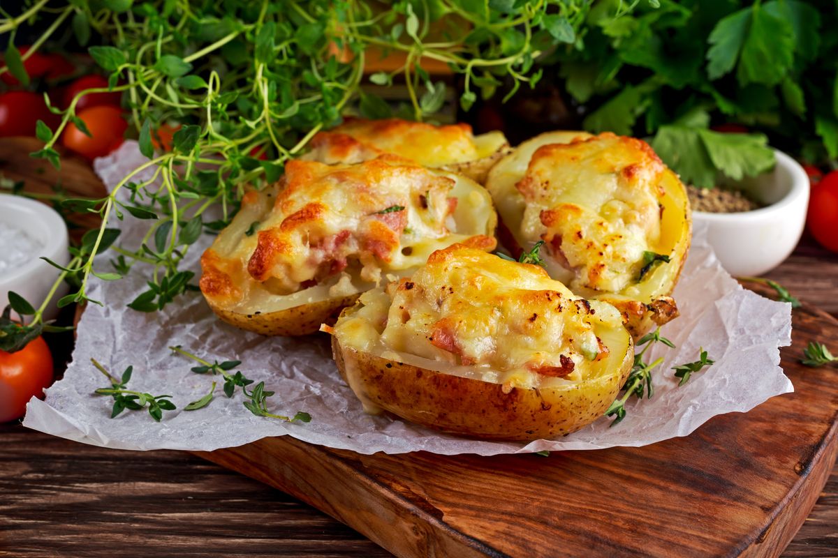 Stuffed potatoes