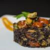 riso venere cozze e pomodorini