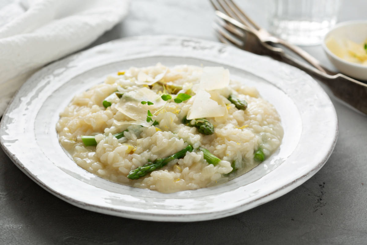 Risotto con asparagi