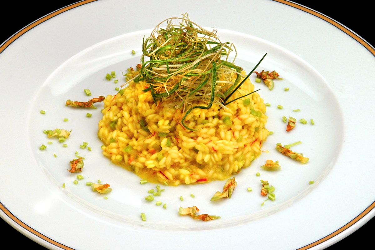 Risotto ai fiori di zucca