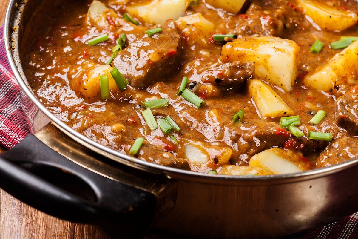 Veal stew with potatoes