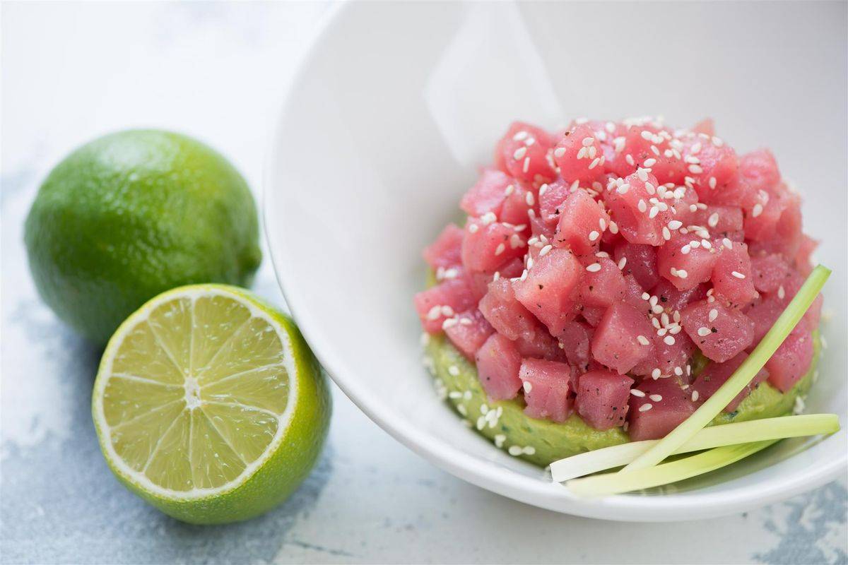 tuna and lime tartare