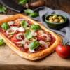 torta salata con pomodorini e ricotta