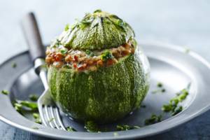 zucchine ripiene di carne