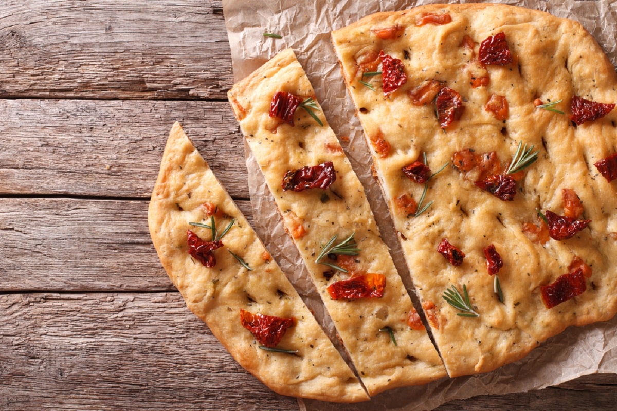 Focaccia con lievito madre