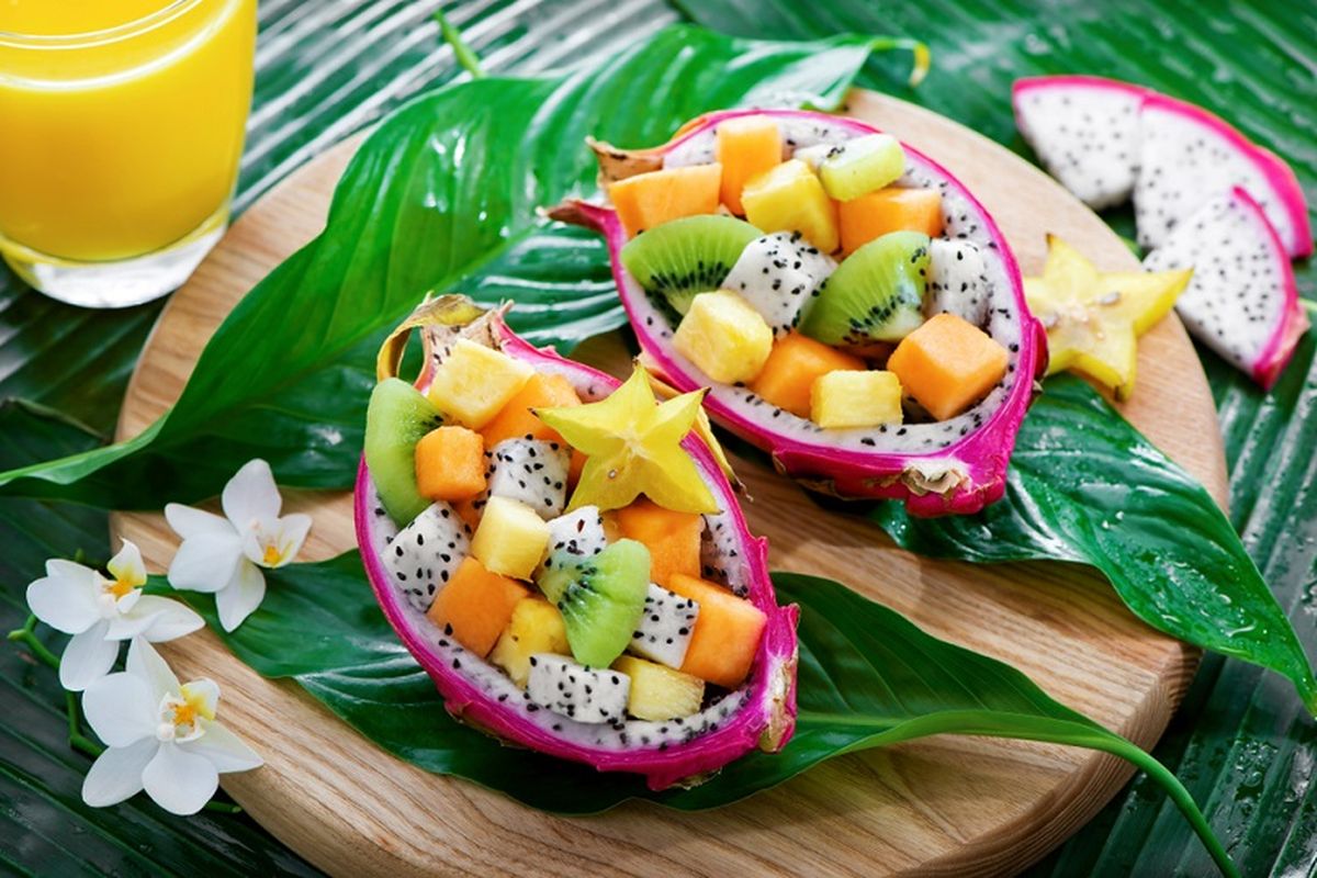 Exotic fruit salad