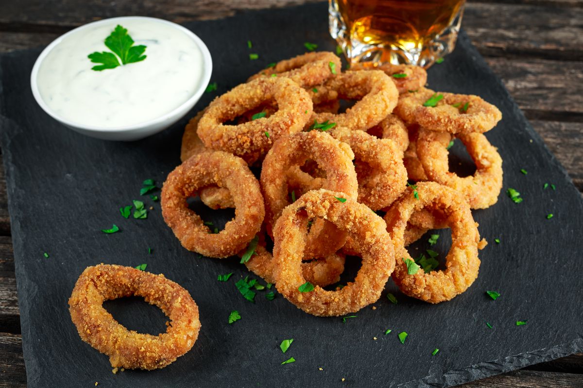 Gluten free onion rings