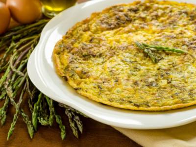 Farifrittata con asparagi