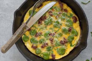 frittata di fave