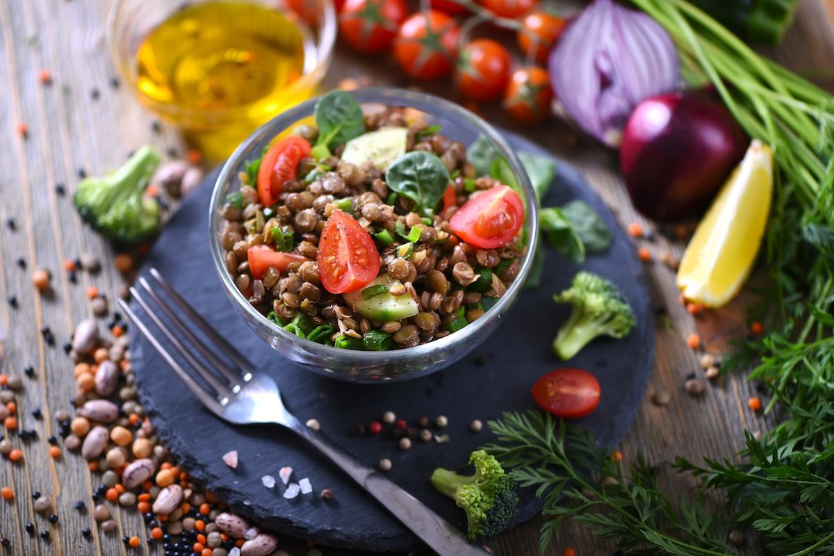 Lenticchie in insalata