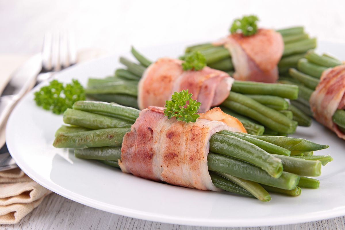 Involtini prosciutto e fagiolini