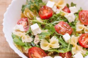 Pasta rucola e mozzarella